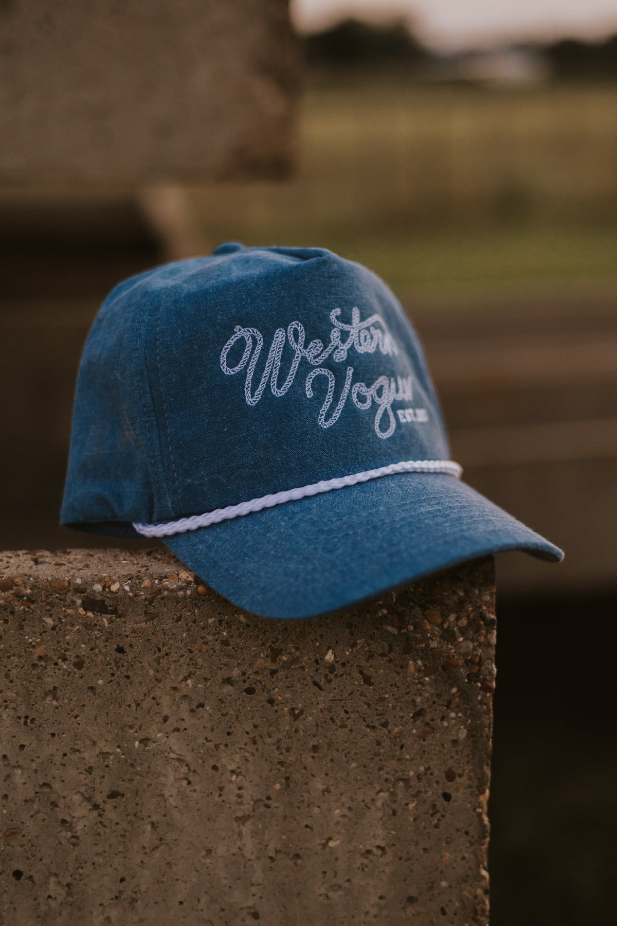The Denim Western Vogue Baseball Cap