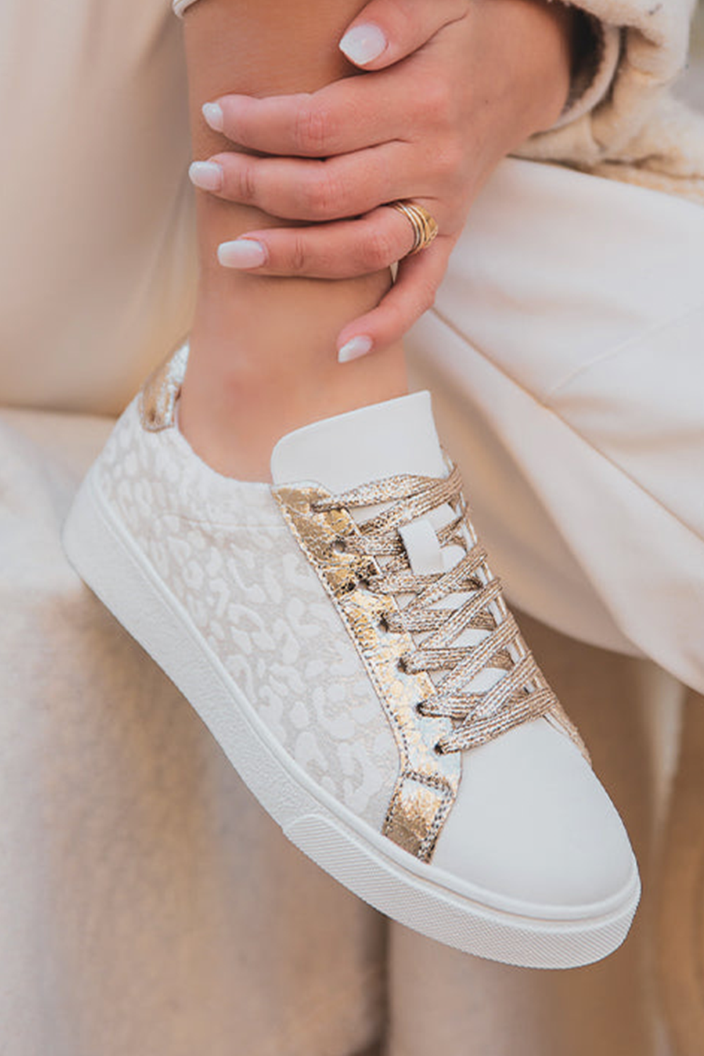 Leopard Print Sneakers