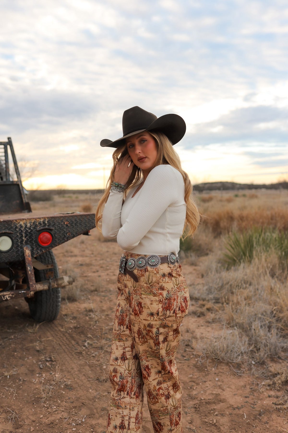 The Sloan Top in Cream