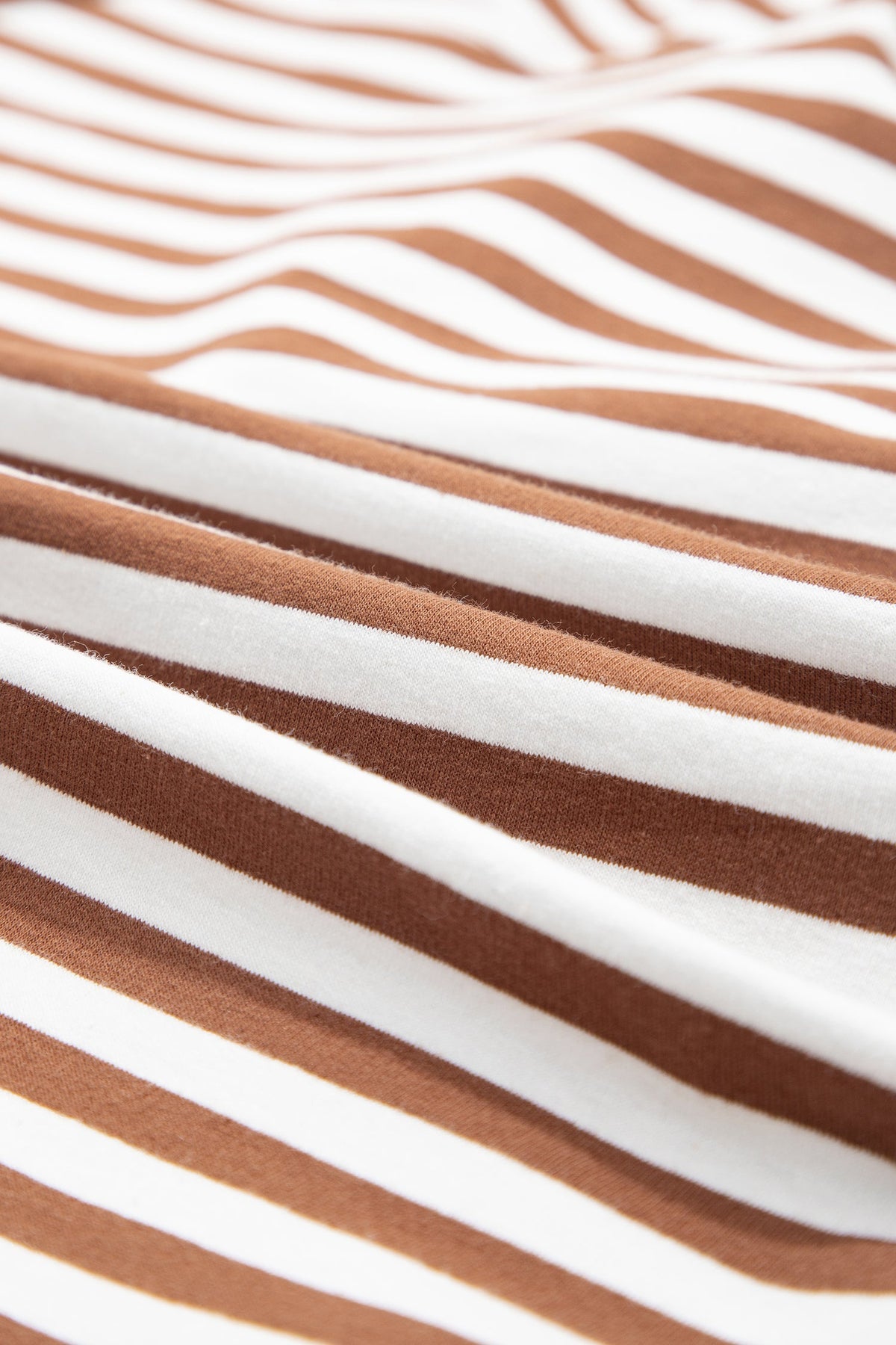 Stripe Patchwork Quarter Zip Sweatshirt & Shorts Set