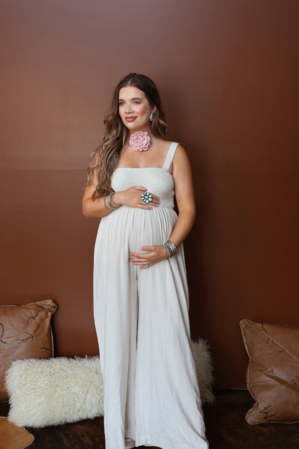 The Jasper Jumpsuit in Oatmeal