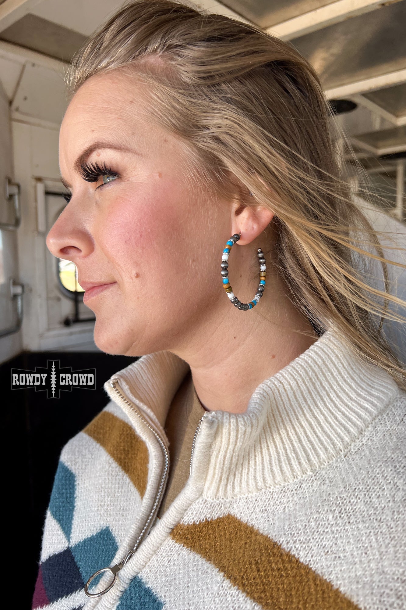 Vintage Honey Hoops