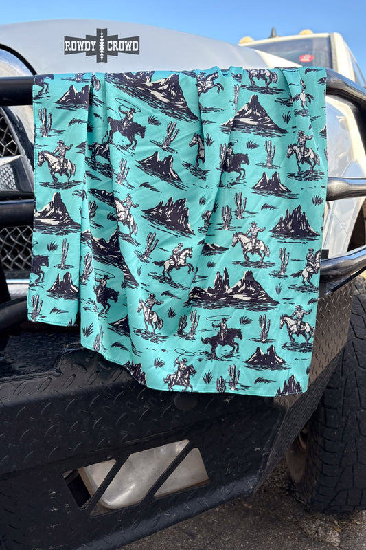 SMALL Turquoise Nights Wild Rag