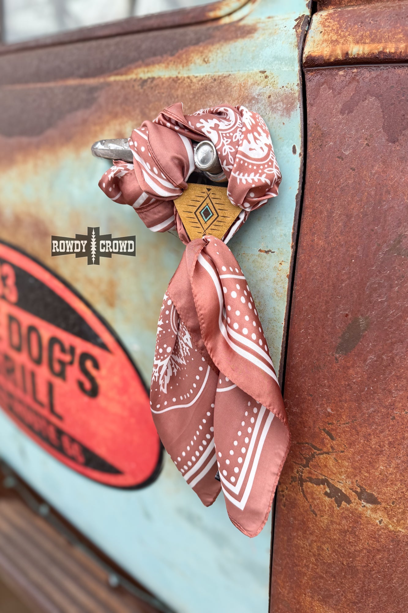Cowboy Way Scarf Slides