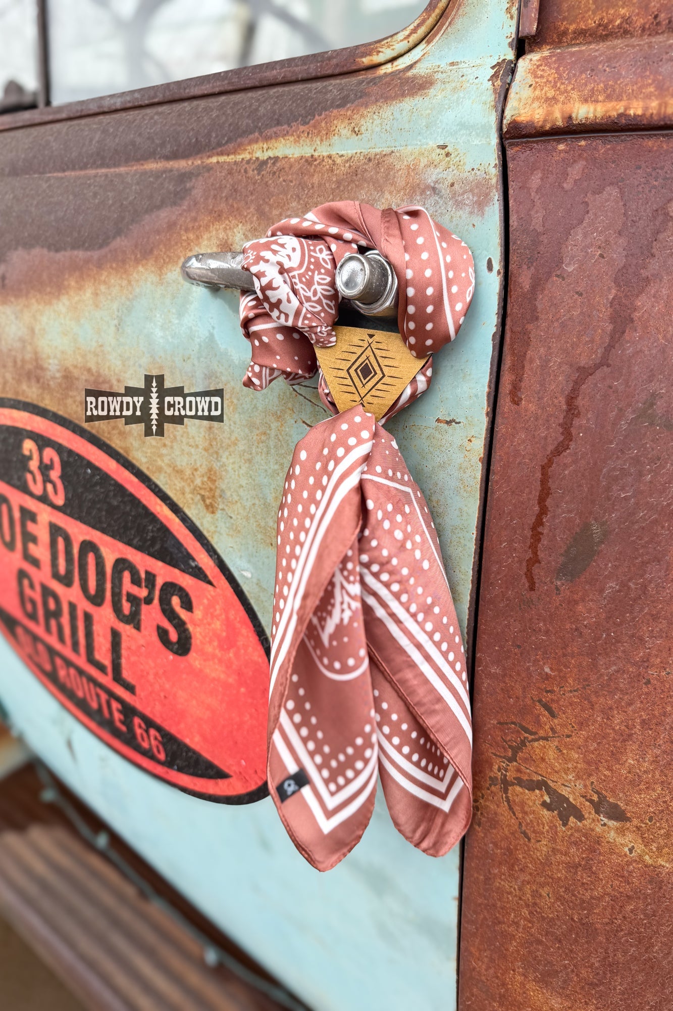 Cowboy Way Scarf Slides