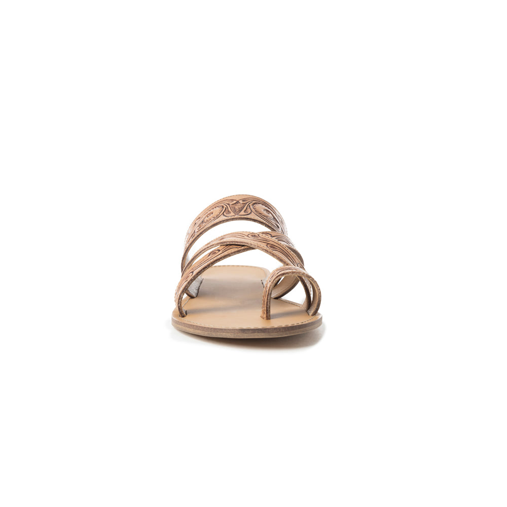 Delia Ridge Sandals In Brown