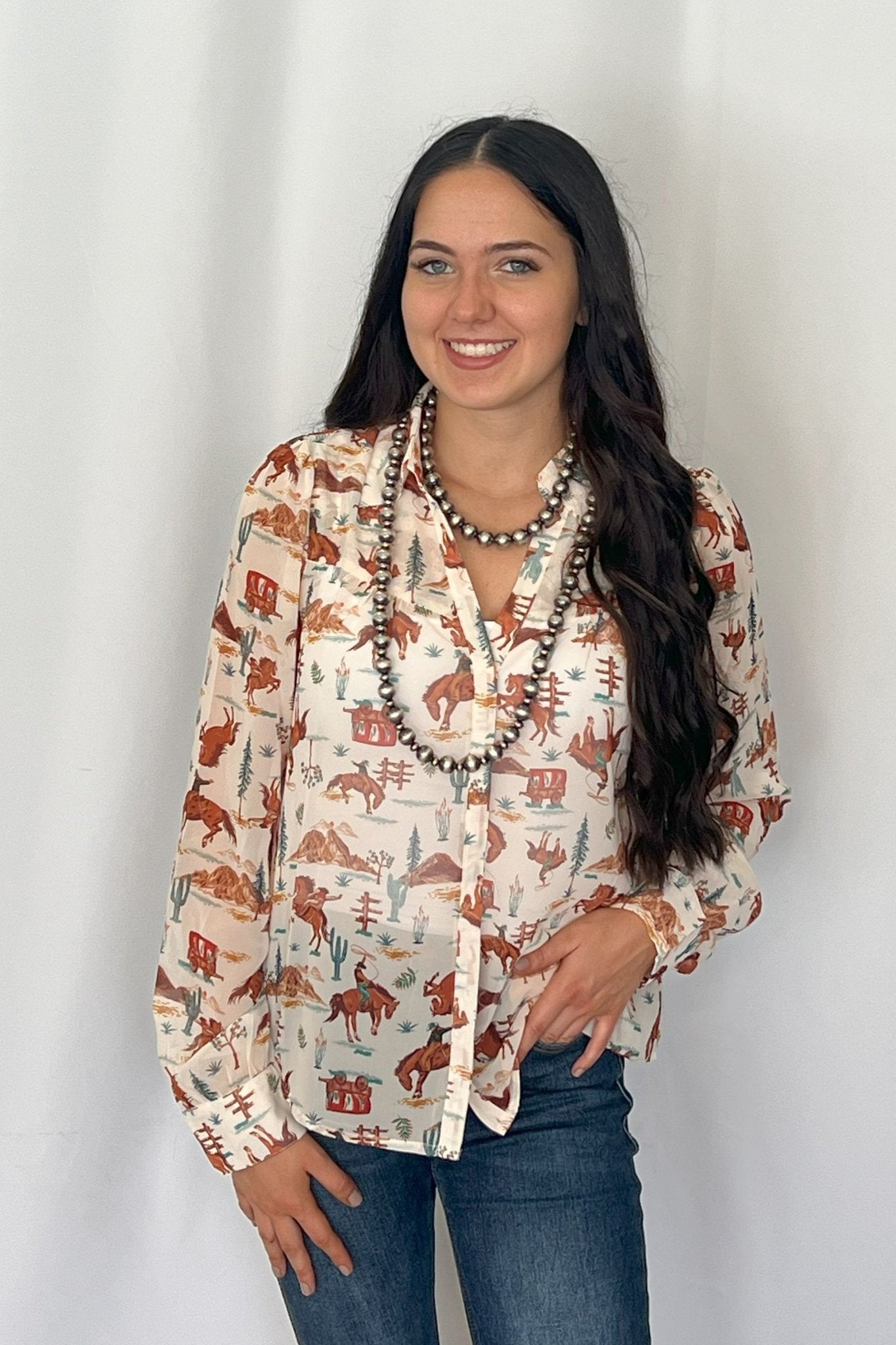 The Old West Blouse - small remains