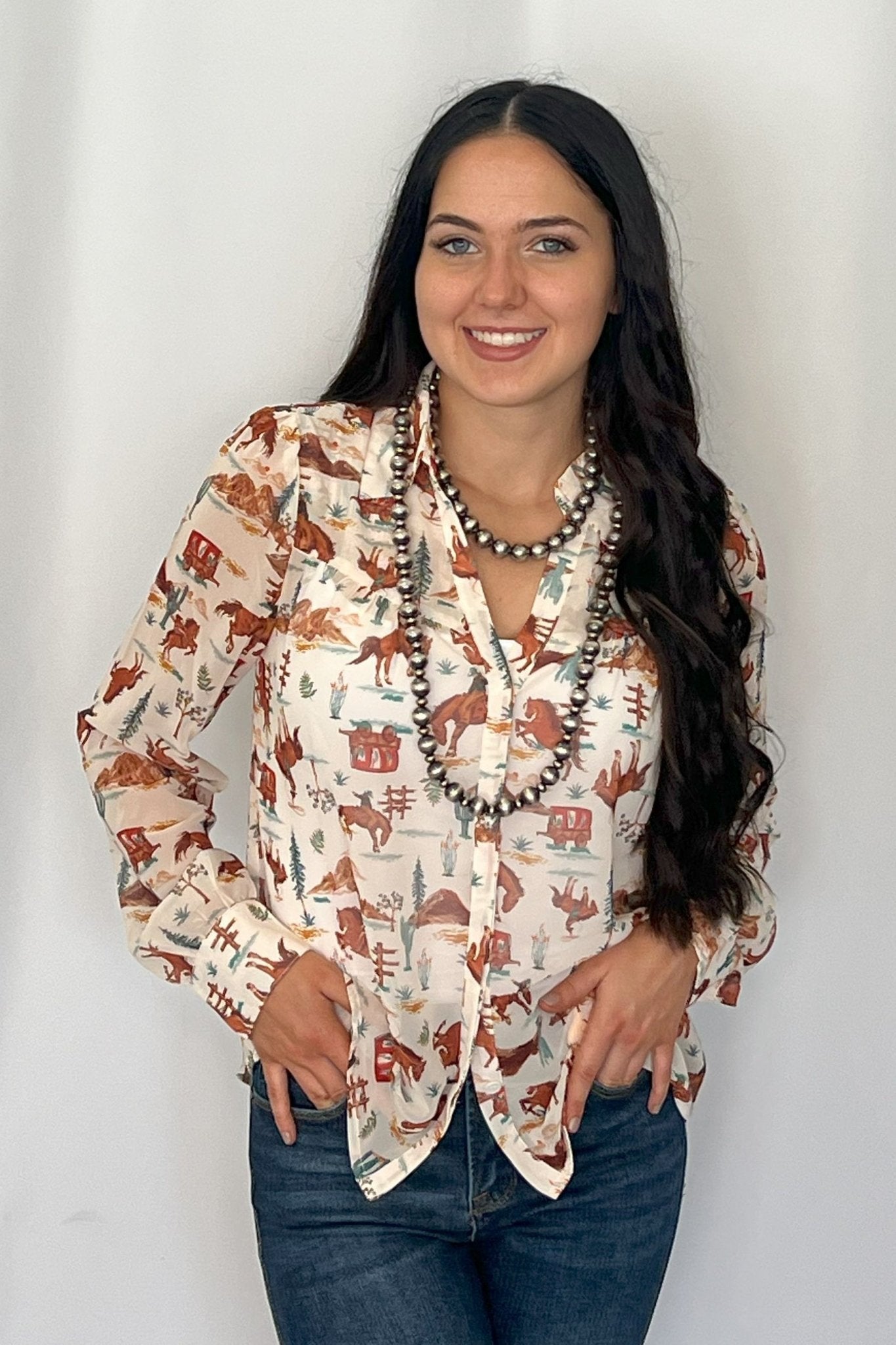 The Old West Blouse - small remains