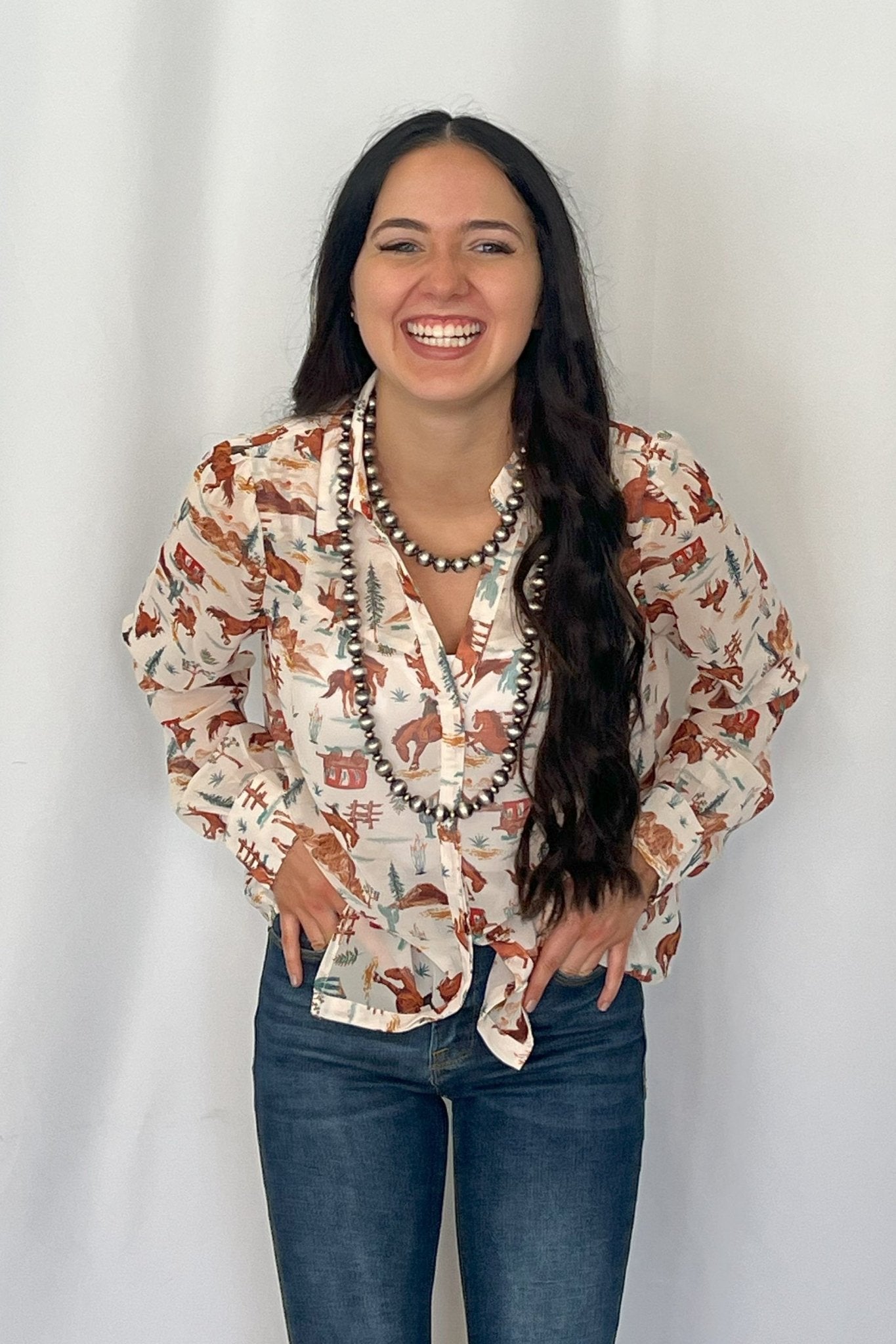 The Old West Blouse - small remains