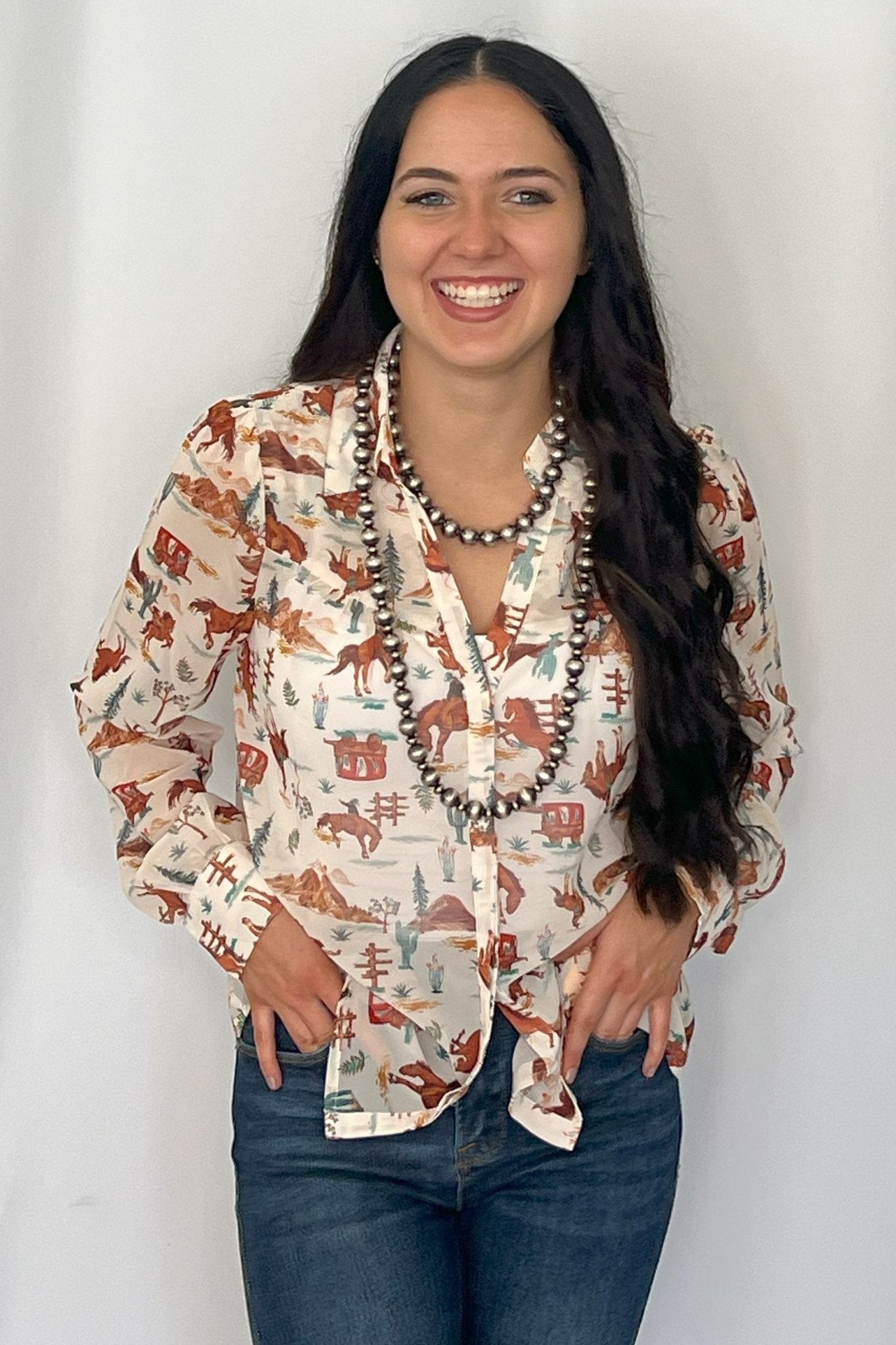 The Old West Blouse - small remains